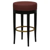 5331 Black & Burgundy Bar Stool by Centro Ricerche MAAM