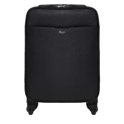 360 Black Leather Cabin Bag