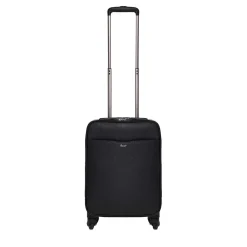 360 Black Leather Cabin Bag