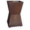 5 Corten Steel Vase Holder