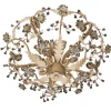 365 10-Light Floral Bohemian Crystal Ceiling Lamp