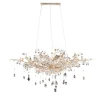 1482 8-Lights White Suspension Lamp