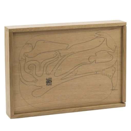 16 Pesci Wooden Puzzle by Enzo Mari