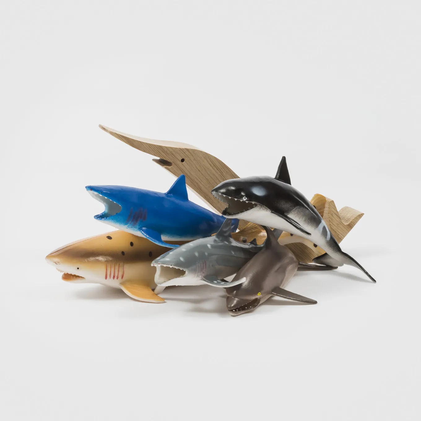 16 Pesci Wooden Puzzle by Enzo Mari