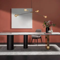 4000 Royal Rectangular Table by Gianluigi Landoni