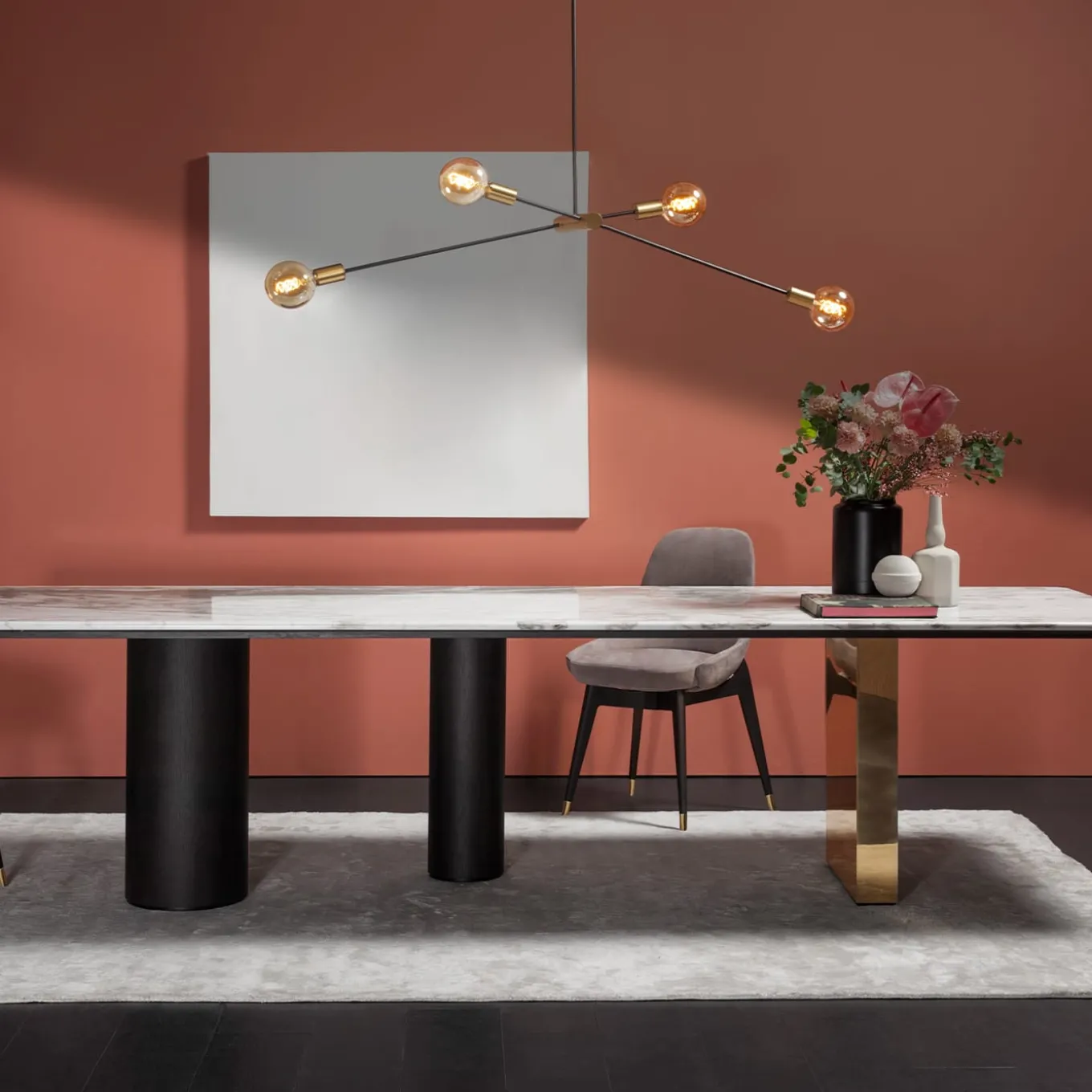 4000 Royal Rectangular Table by Gianluigi Landoni