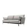 2 Seats Gray Outdoor fabric Sofa