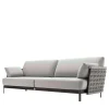 4 Seats Gray Outdoor fabric Sofa