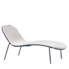 0086 Sunshine Blue&White Sunbed by Giacomo Cattani