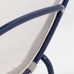 0087 Sunshine Blue&White Sunbed by Giacomo Cattani