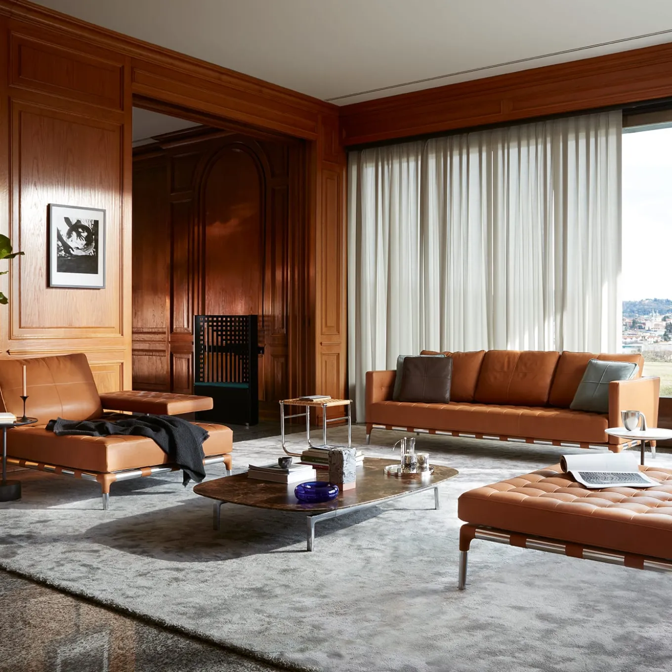 9 Tabouret By Charlotte Perriand - Rattan