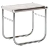 9 Tabouret By Charlotte Perriand - White Towelling Stretch Seat