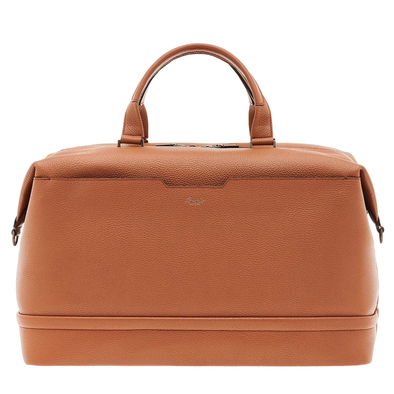 360 Tan Leather Duffle Bag