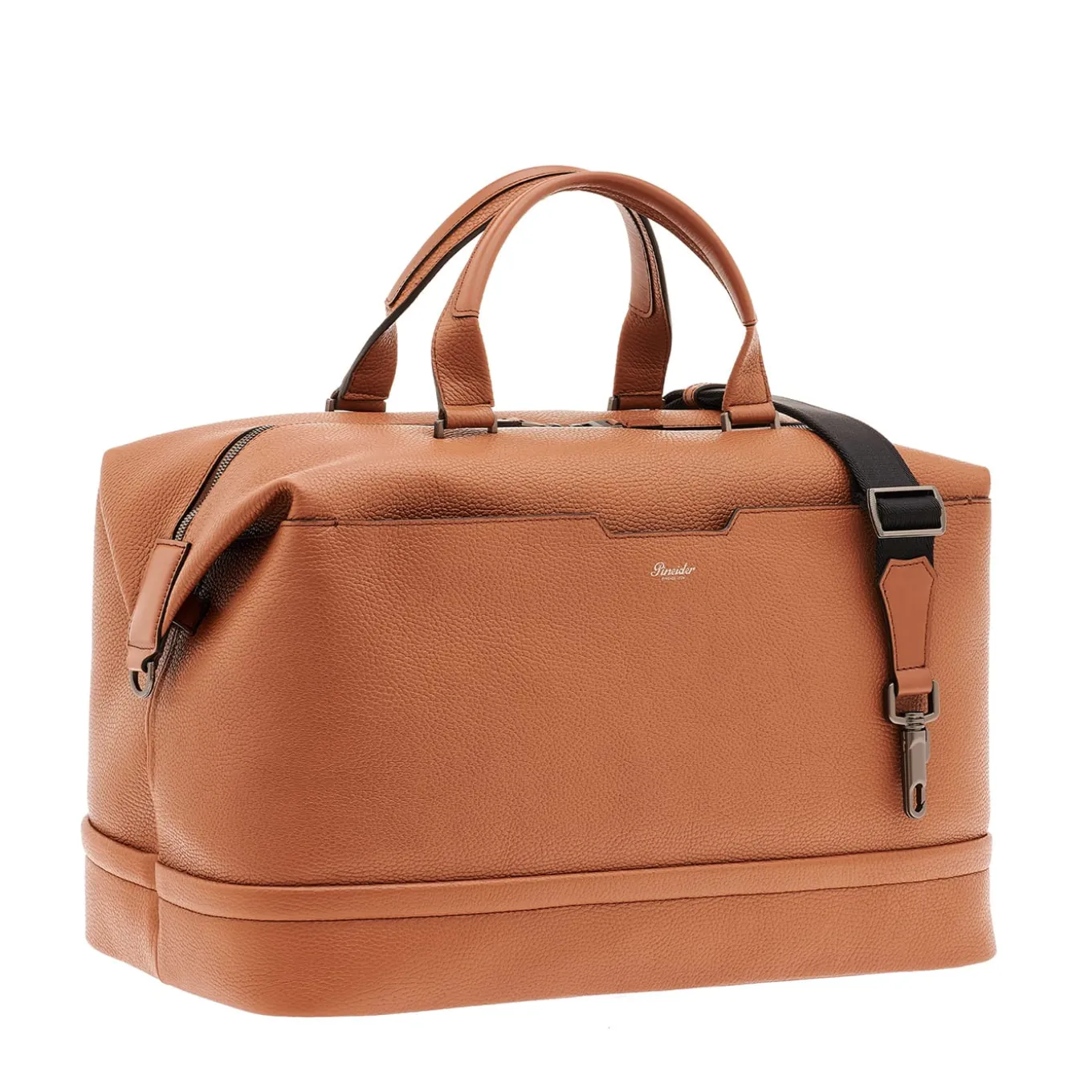 360 Tan Leather Duffle Bag