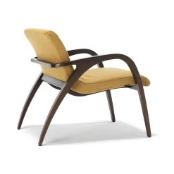 1938 Yellow and Brown Armchair by Franco Albini