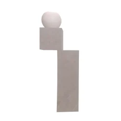 A White Natural Stone Candleholder