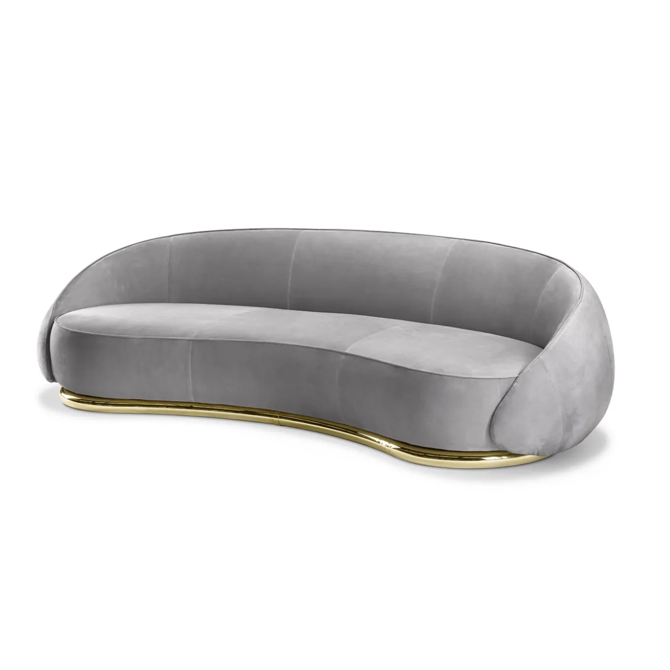 Abbracci Gray 3-Seater Sofa