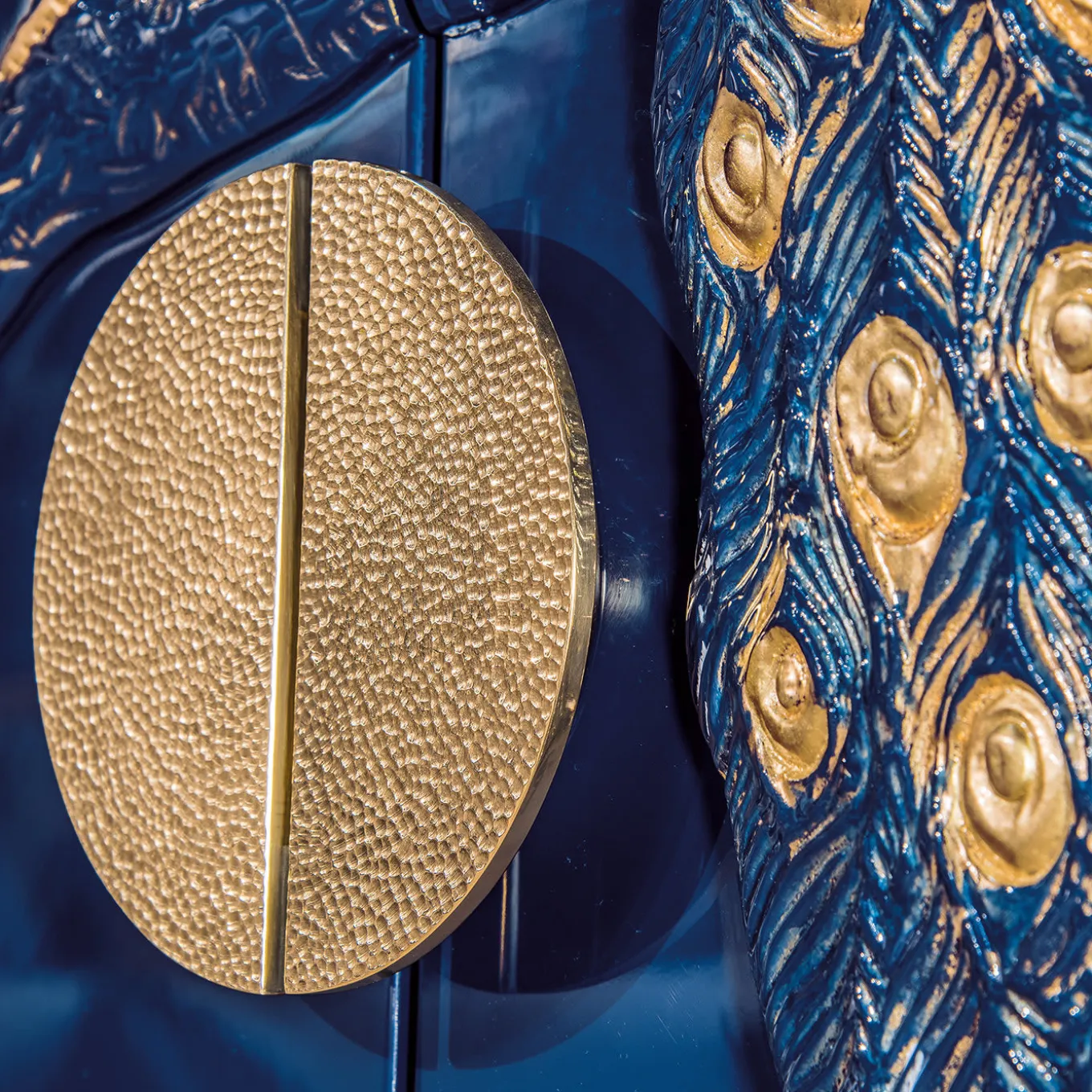 Absolute Blue Cocktail Cabinet