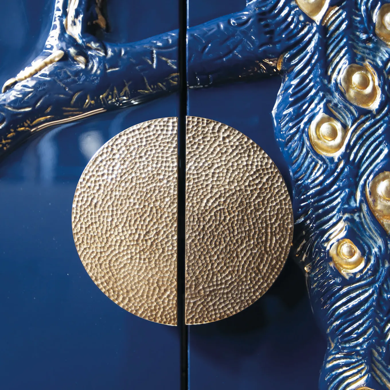 Absolute Blue Cocktail Cabinet