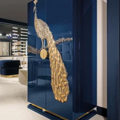 Absolute Blue Cocktail Cabinet