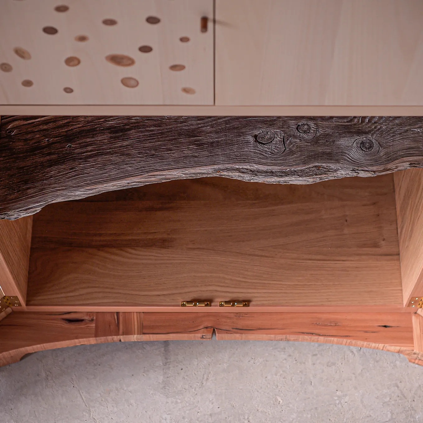 Accordi Unique Multi-Wood Cabinet