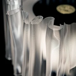 Accordéon Battery Black Prisma Table Lamp by Marc Sadler