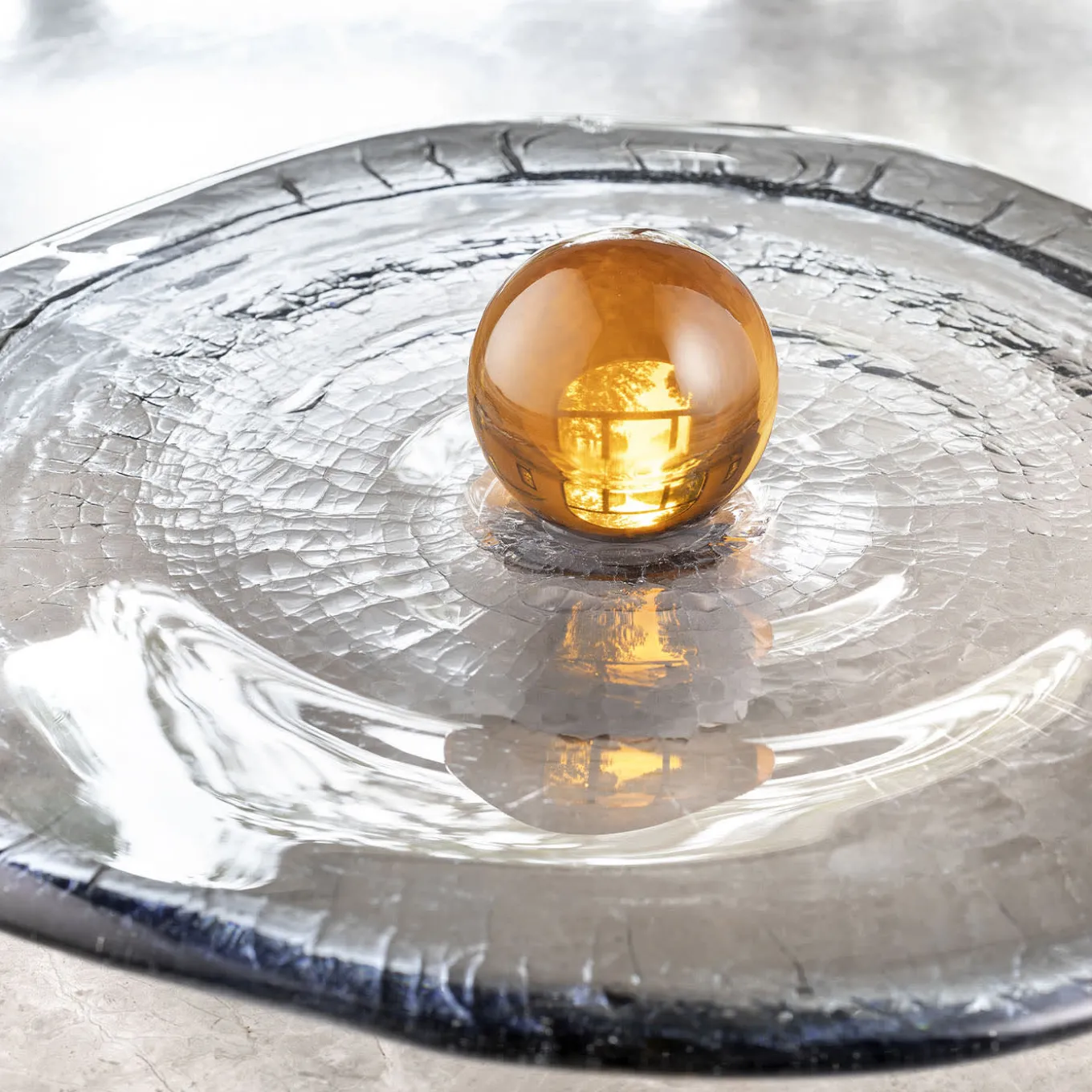 Acqua Alta Full Moon Over High Water in Venice Centerpiece