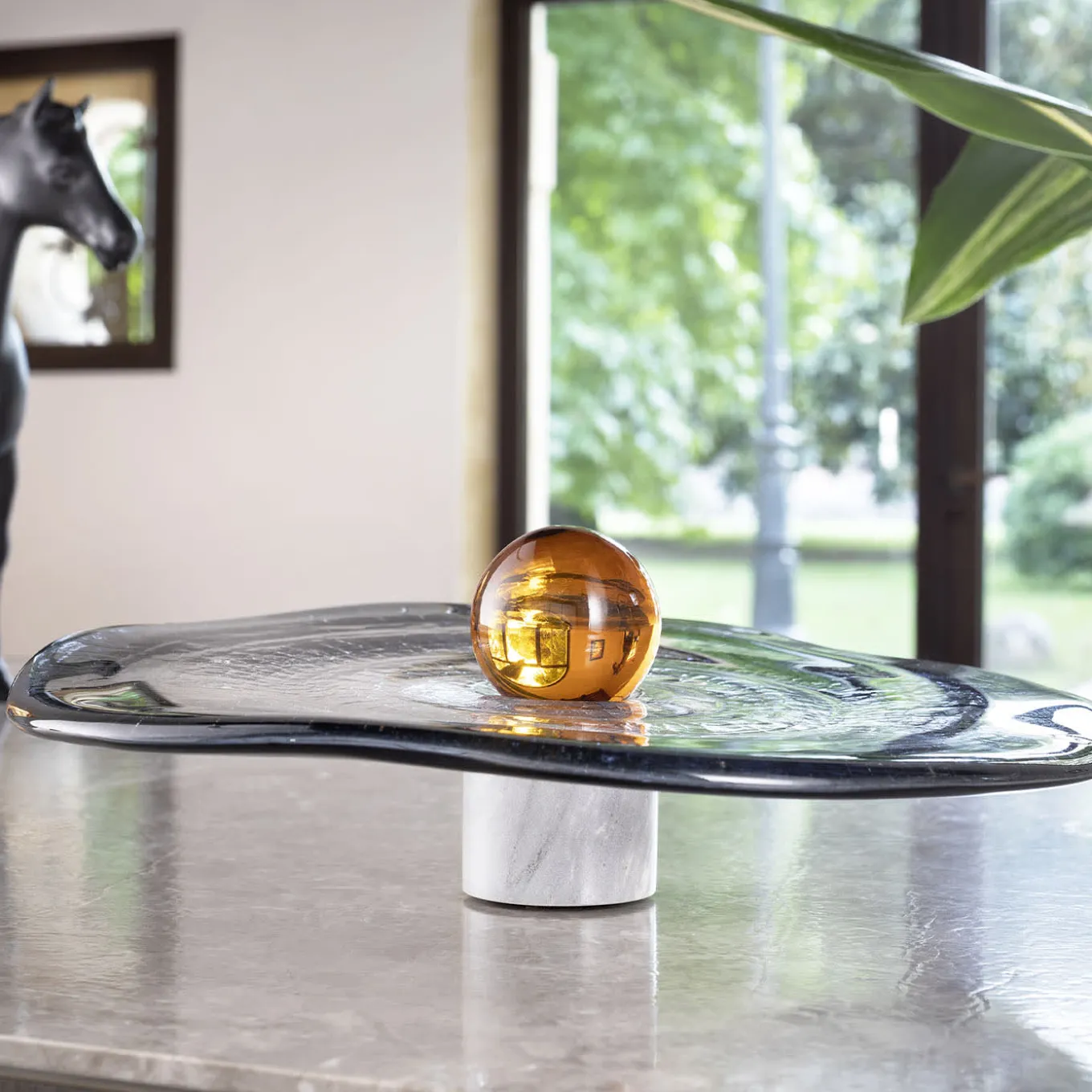 Acqua Alta Full Moon Over High Water in Venice Centerpiece