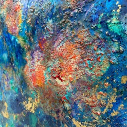 Acquaviva Mixed-Media Painting