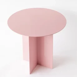 Across Small Pink Side Table