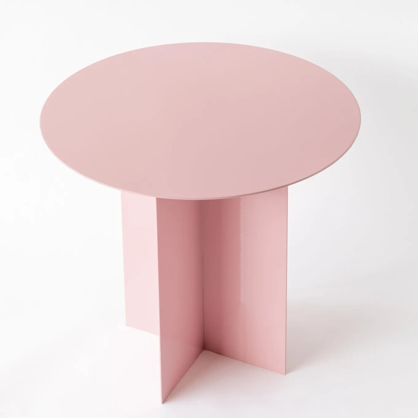 Across Small Pink Side Table
