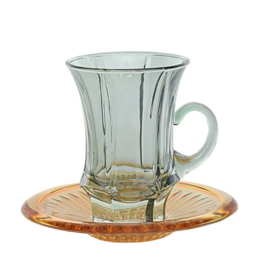 Ada 11 Set of Six Espresso Cups with Saucers