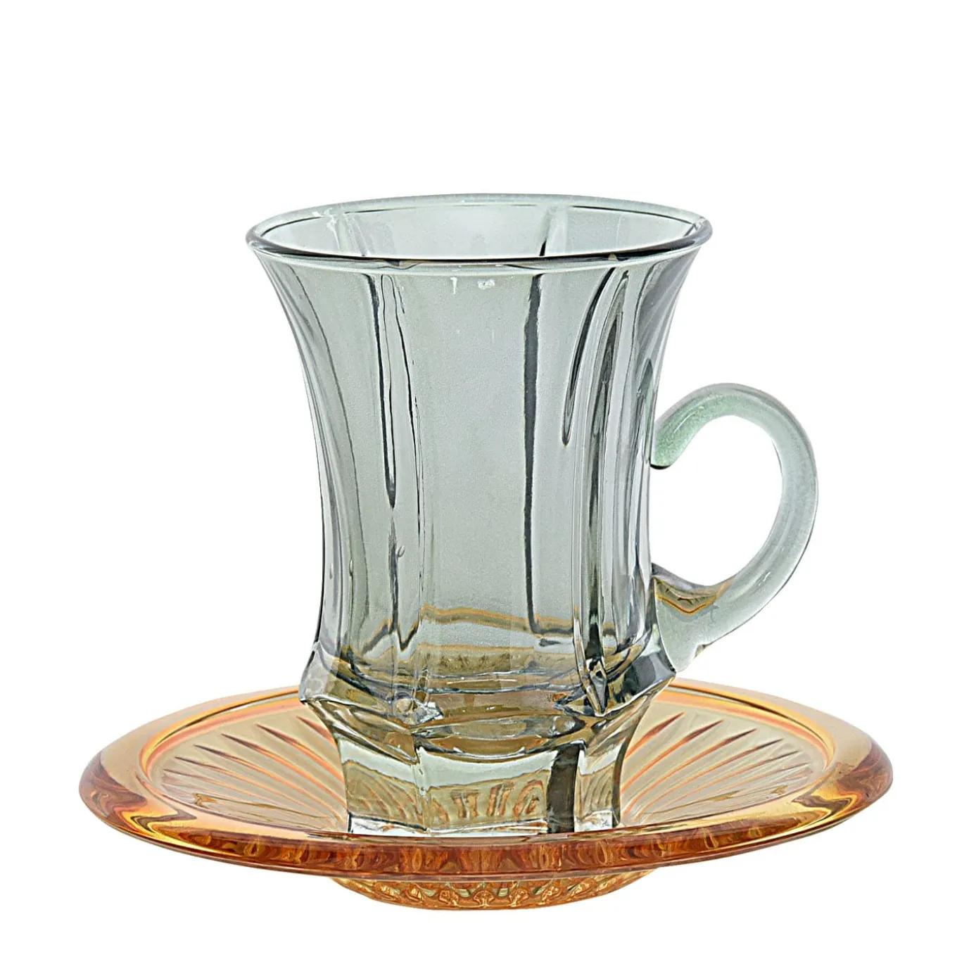 Ada 11 Set of Six Espresso Cups with Saucers