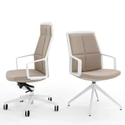 ADELE BEIGE EXECUTIVE CHAIR by ORLANDINIDESIGN