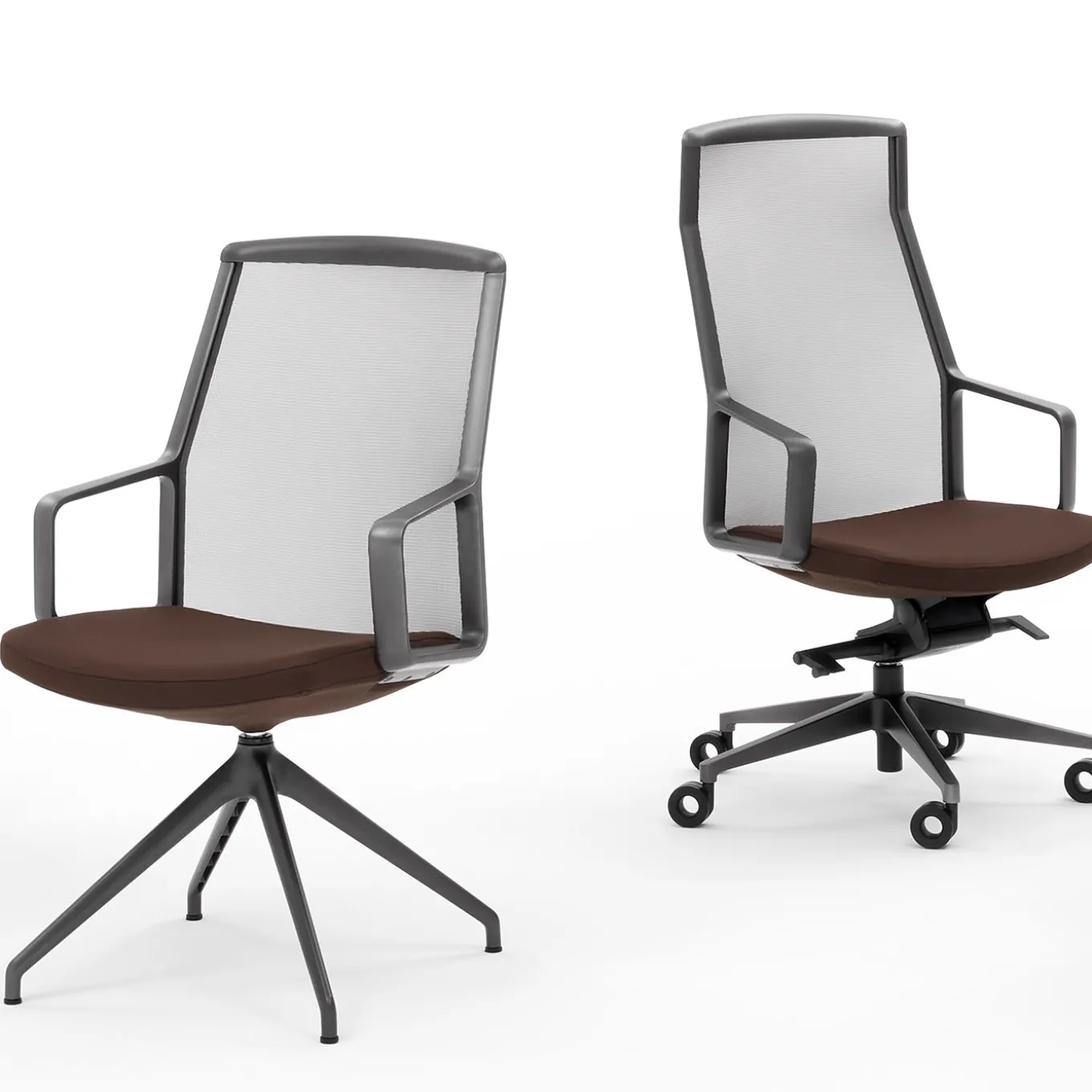 ADELE chestnut EXECUTIVE CHAIR by ORLANDINIDESIGN