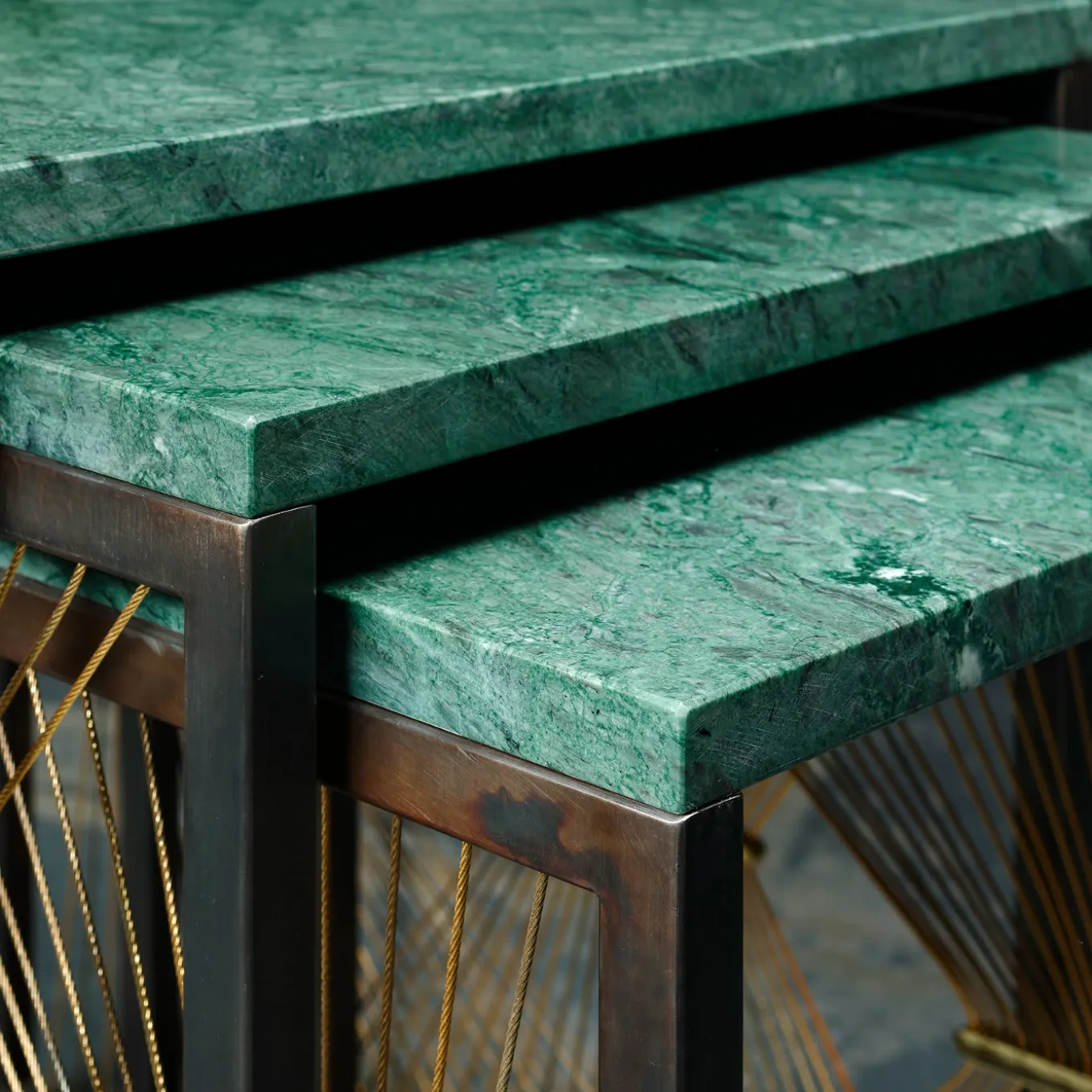 Aegis Set of 2 Nesting Tables by Ziad Alonaizy