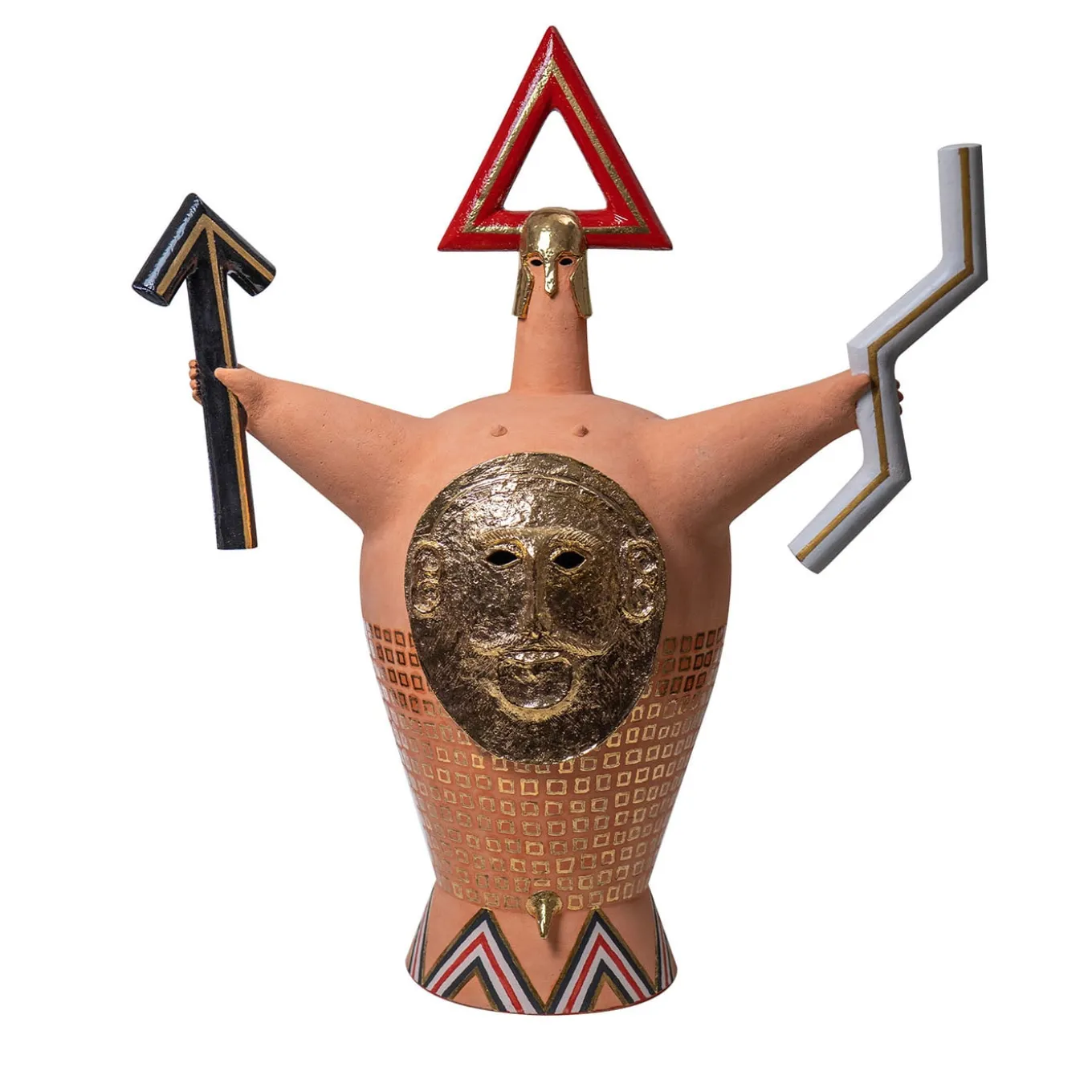 Agamemnon Polychrome Sculpture