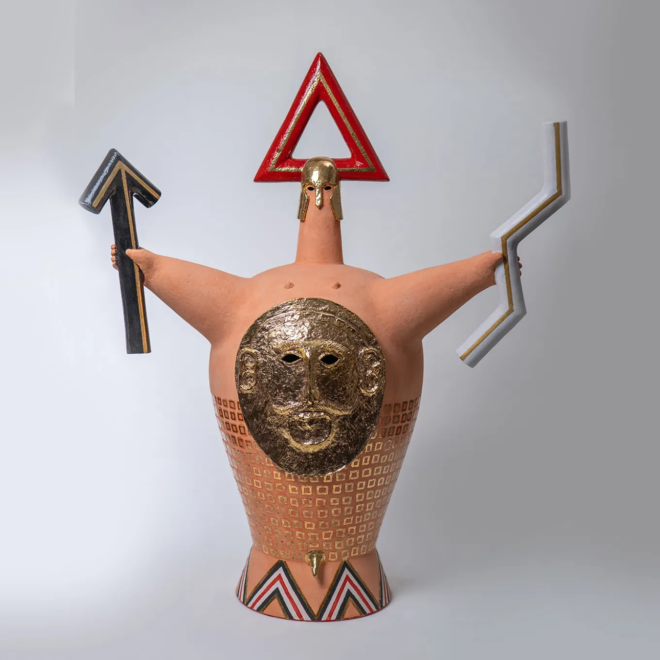 Agamemnon Polychrome Sculpture