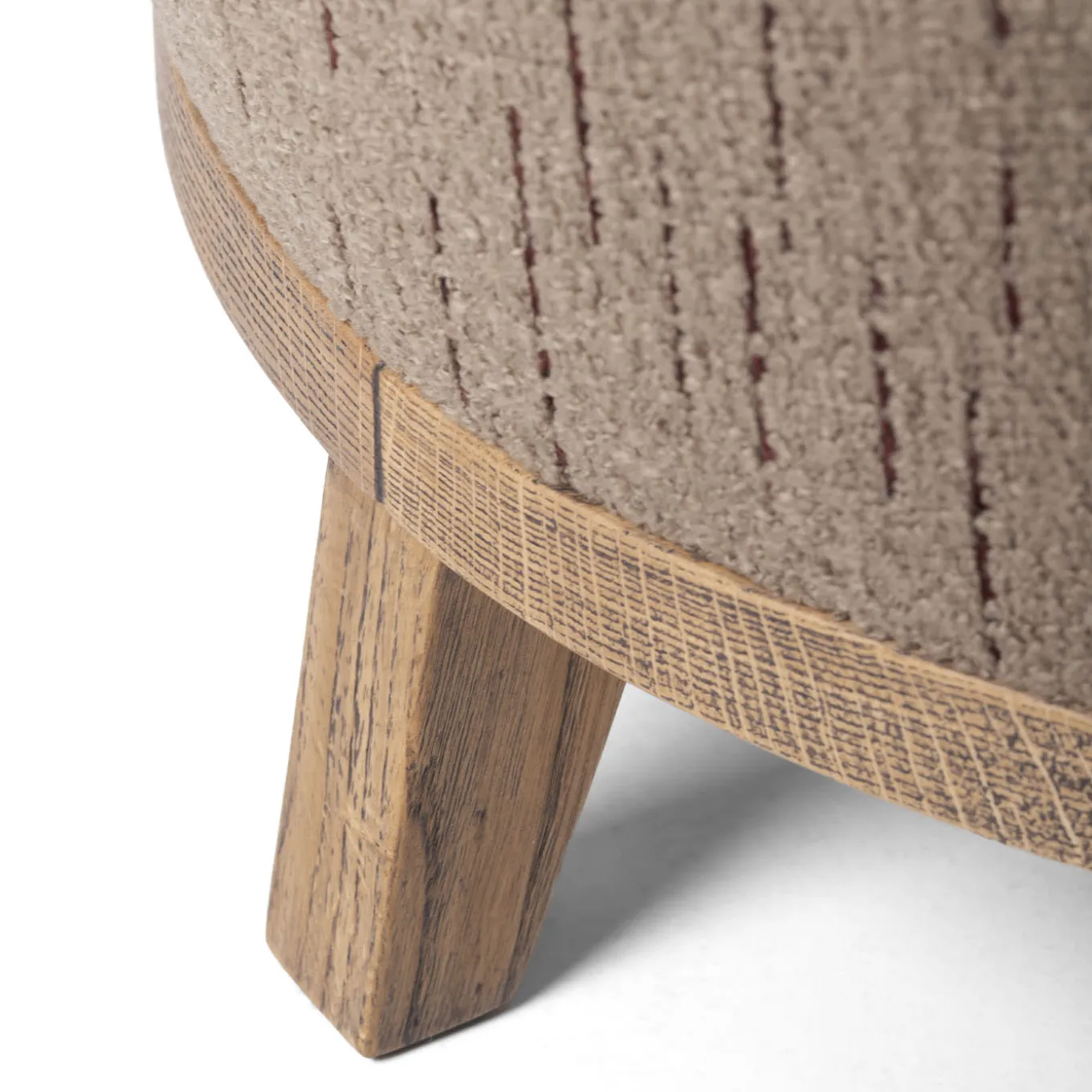 Agostina grey and bordeaux fabric small sofa