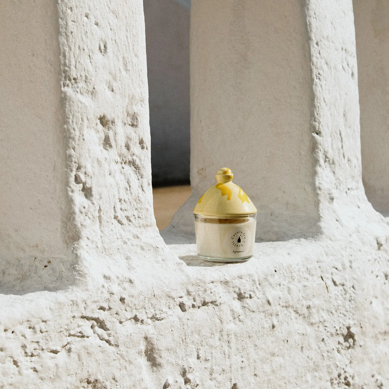 Agrumeto Scented Candle with Ceramic Lid