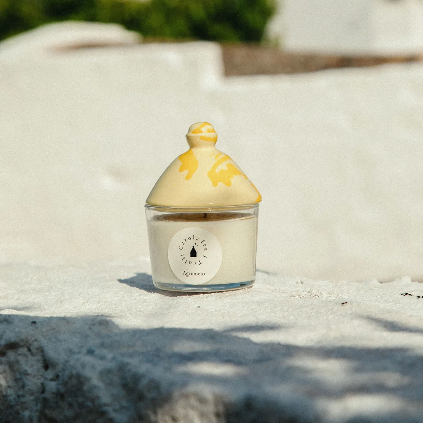Agrumeto Scented Candle with Ceramic Lid