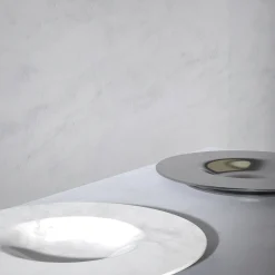 Ahonora White Marble Serving Plate