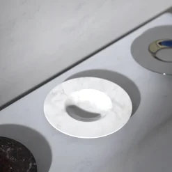 Ahonora White Marble Serving Plate