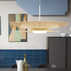 Air So Cream Pendant Lamp by Adam Tihany