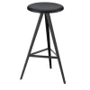 Aky Black Stool by Emilio Nanni