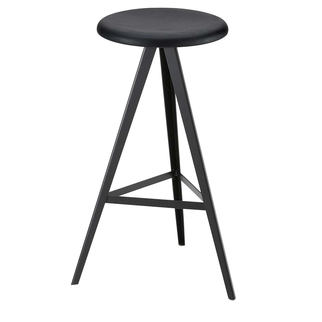 Aky Black Stool by Emilio Nanni
