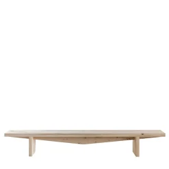 Alalunga Wood Bench By Giulio Iacchetti