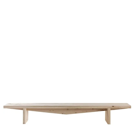 Alalunga Wood Bench By Giulio Iacchetti