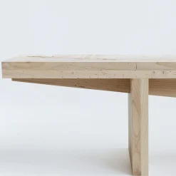 Alalunga Wood Bench By Giulio Iacchetti