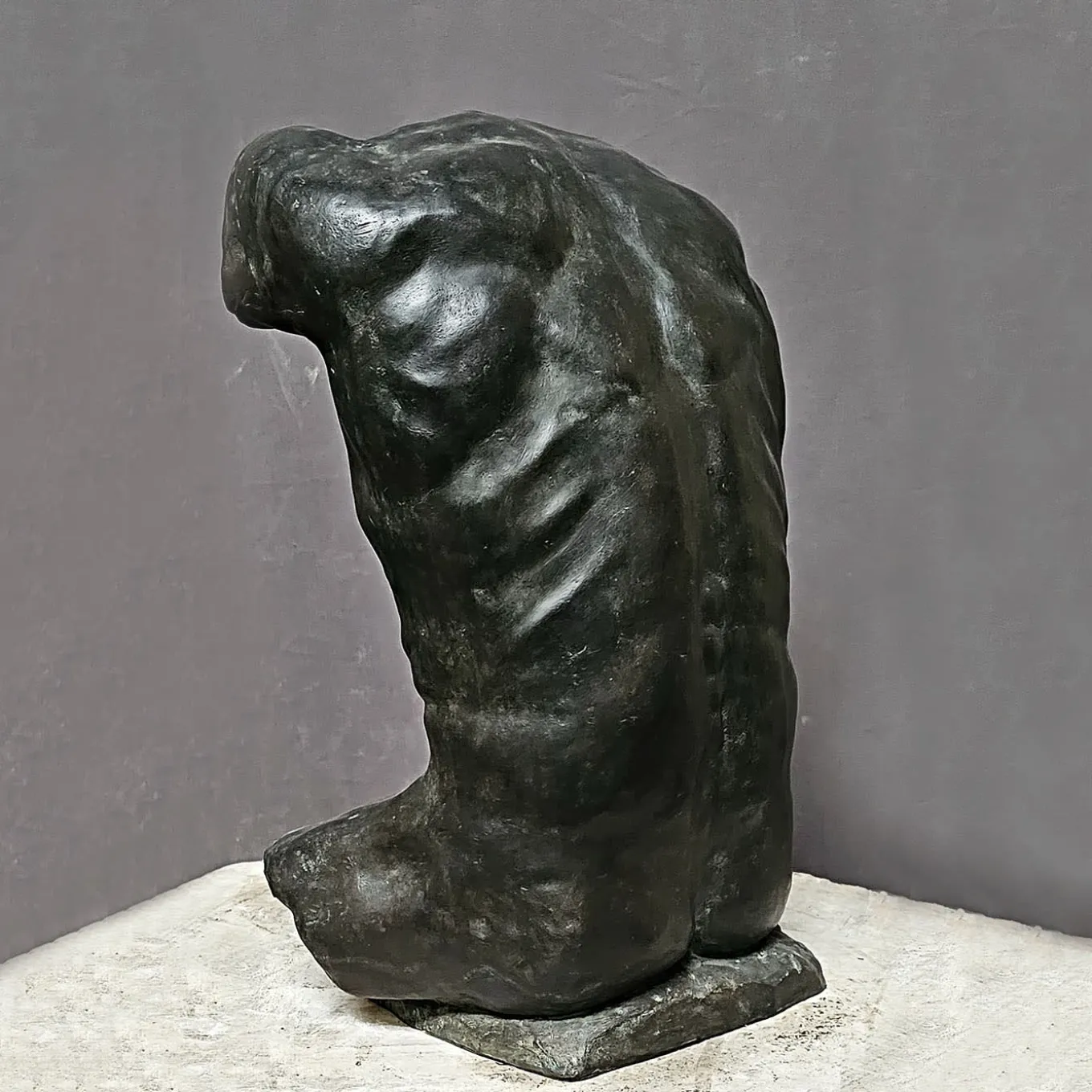 Alan Torso Bronze Sculpture